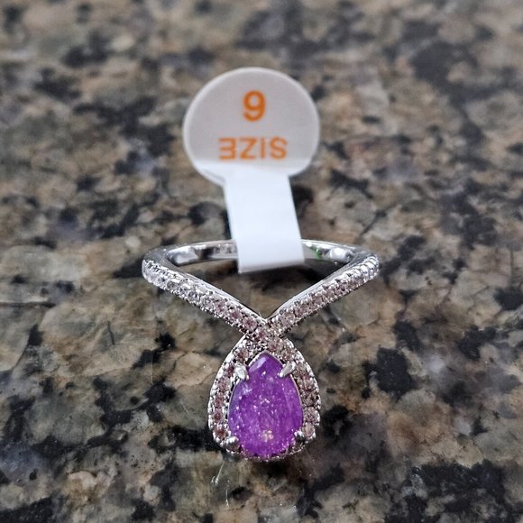 Bomb Party RBP2189 "Girl Boss Unicorn" Lavender Ice Crystal Sz 6 - Picture 2 of 5